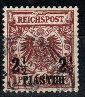 Germany Offices In Turkey #12 F-VF Used CV $22.50  (X9106)