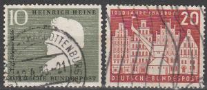 Germany #740-1  F-VF Used  CV $11.00  (C7118)