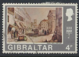 Gibraltar SG 267 SC# 253 Used  1971 decimal Currency Views see scan / details