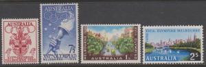 Australia Sc#288-291 MLH