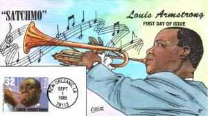 #2982 Louis Armstrong Collins FDC