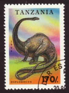 Tanzania 1994 SG#1803 170 Shill Dinosaur Diplodocus UNUSED.