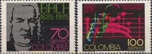 178527 MNH COLOMBIA 1986 ANIVERSARIO DEL NACIMIENTO DE BACH