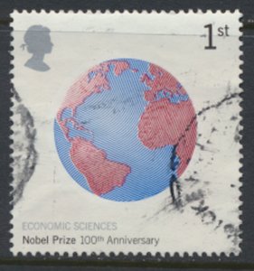 Great Britain  SG 2233  SC# 1994 Nobel Prizes  Used see detail and scan