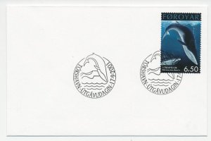 Cover / Postmark Faroe Islands 2001 Whale