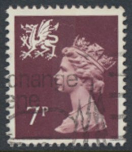 Wales  Machin 7p SG W23   SC# WMMH8 Used see details    