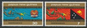 Papua New Guinea SG 294-295  SC# 423-424 MNH  Independence  see scan 