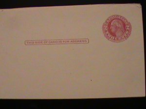​UNITED STATES-1809- 114 YEARS OLD GEORGE WASHINGTON MNH-POST CARD-VERY FINE