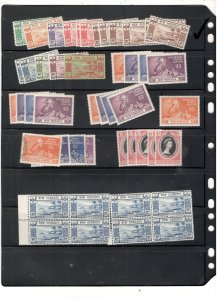 NEW HEBRIDES COLLECTION ON STOCK SHEET MINT/USED