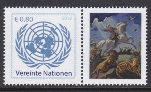 622 United Nations Vienna Personalized MNH