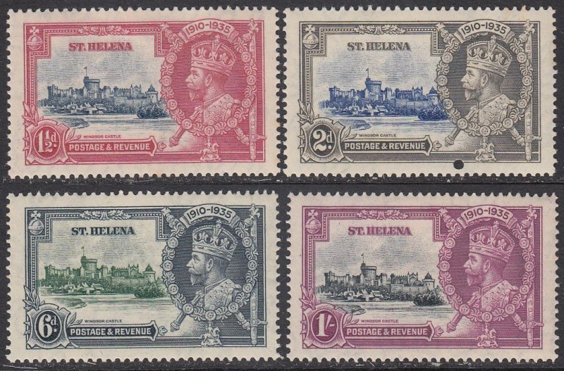 St. Helena 111-114 MLH (see Details) CV $50.10