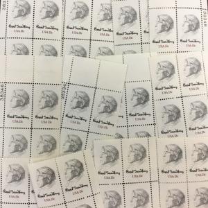 1731   Carl Sandburg American Poet   25 MNH 13 cents plate blocks Issued in 1978