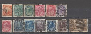 COLLECTION LOT # 5071 CANADA 13 STAMPS 1898+ CV+$20