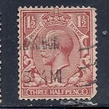 GB #161 George V  1 1/2p (U) CV $1.75