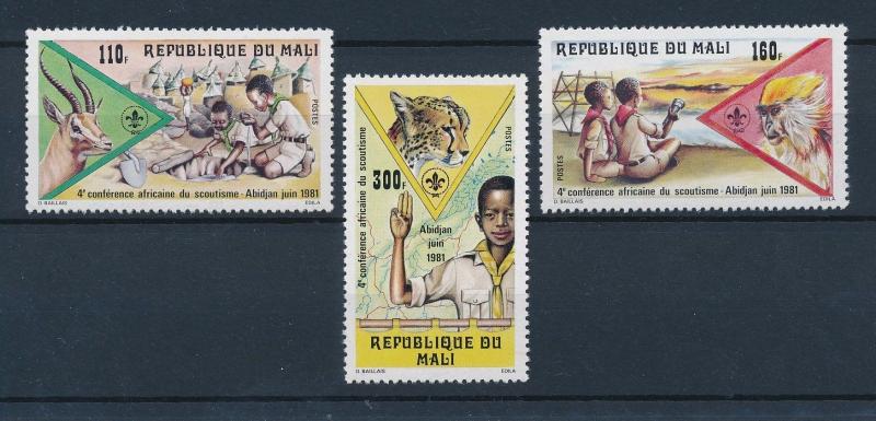 [36434] Mali 1981 Wild Animals Mammals Gazelle Leopard Scouting MNH