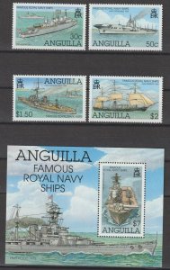 ANGUILLA 2002 SG 1119/22 + MS1123 MNH