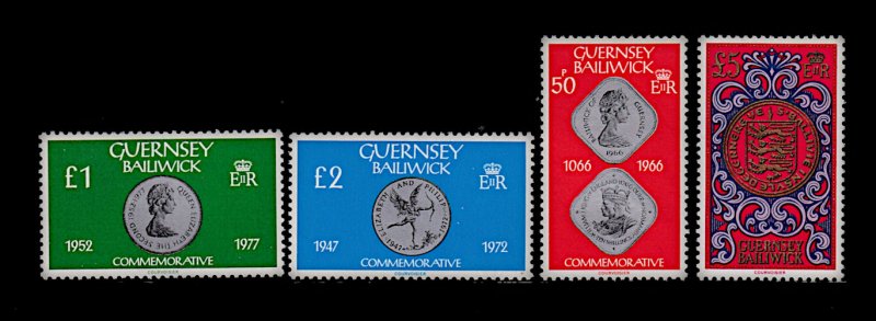 GUERNSEY 201-203A MNH