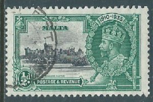 Malta, Sc #184, 1/2d Used