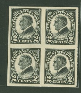 United States #611  Multiple