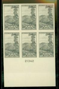 US # 765, Farley Issue, Plate Block # 21342