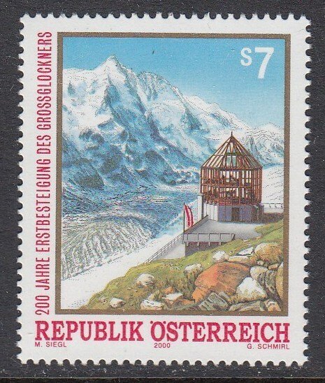 Austria 1812 Grossglockner Mountain mnh