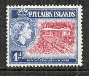 Pitcairn Islands 1950s Early Issue Fine Mint Hinged 4d. NW-137693