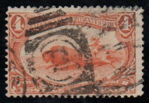 US #287 VF used, well centered, fresh margins, Select!