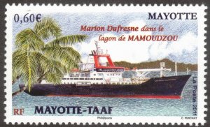 MAYOTTE 2011 Ship Marion Dufresne; Scott 288; MNH