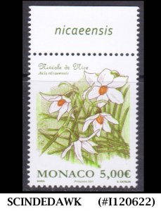 MONACO - 2021 FRENCH SNOWFLAKES / FLOWERS / PLANTS 1V MNH