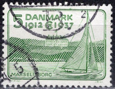 Denmark 1937: Sc. # 258: O/Used Single Stamp