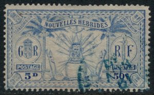 New Hebrides, Fr. #50  CV $11.00