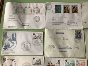 Vatican postal covers 9 item  Ref A2005