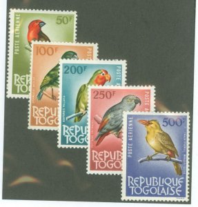 Togo #C36-40 Mint (NH) Single (Complete Set)