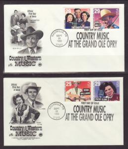 US 2771-2774 Country Western 1993 PCS  U/A S/2 FDC 