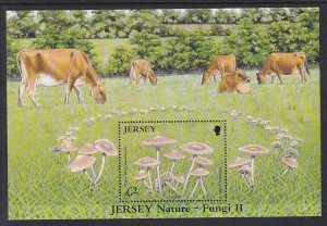 Jersey 1189 Mushrooms Souvenir Sheet MNH VF