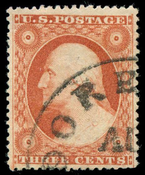 momen: US Stamps #26 Used PSE Graded XF-90J