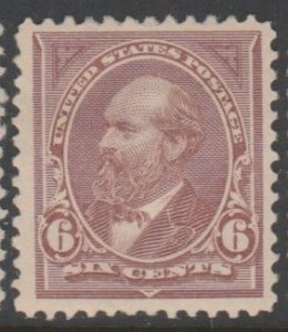 U.S. Scott Scott #256 Garfield Stamp - Mint Single