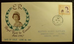 F118   CANADA   FDC # 471       ROYAL VISIT