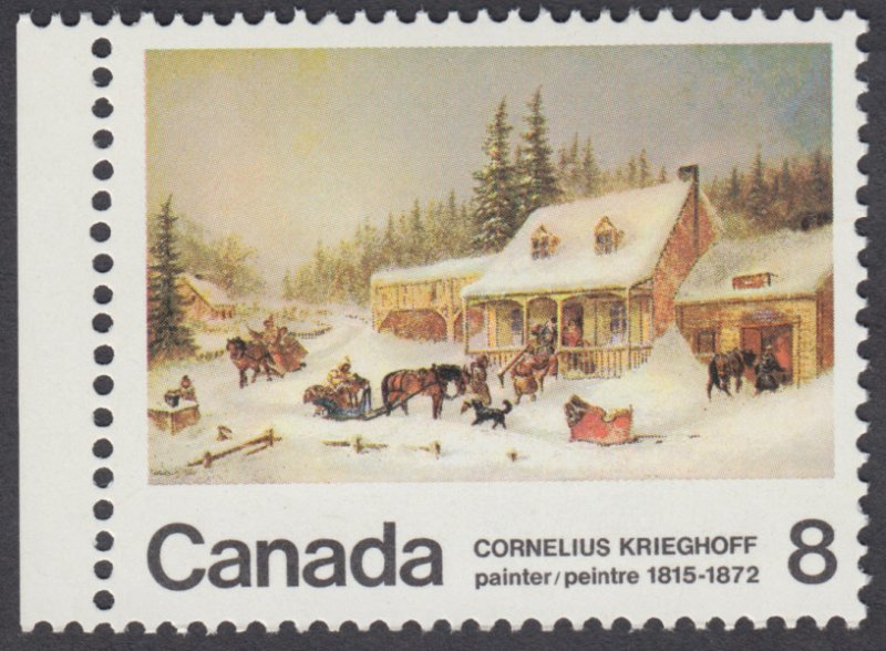 Canada - #610 Cornelius Krieghoff Painting - MNH