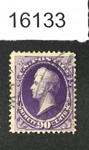 MOMEN: US STAMPS # 218 USED $225 LOT #16133