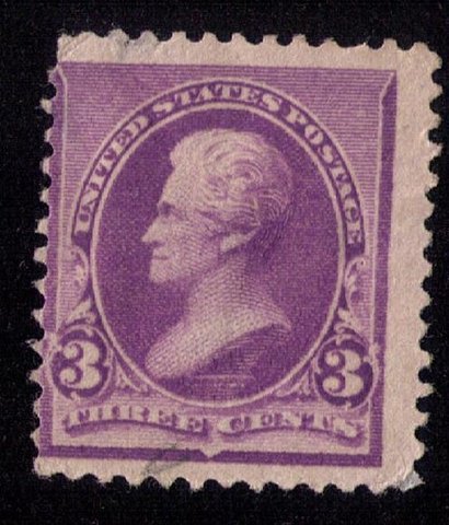 US Scott #221 Used Lightly Cancelled Fine