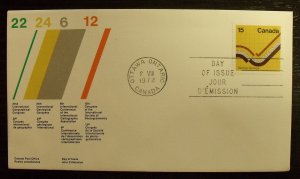 F121   CANADA   FDC # 582       Earth Sciences - Geology