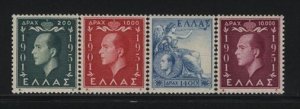 Greece  Scott # 545-48 Lightly HINGED  Value $ 88.00  US $$