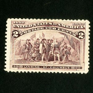 US Stamps # 231 Sup OG VLH