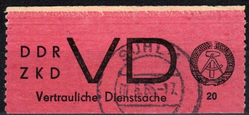 DDR Mi#D1a F-VF Used CV $75.00 (X2311)