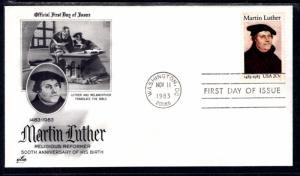 US 2065 Martin Luther Artcraft U/A FDC