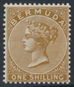 Bermuda SG 29  SC#  25a MLH yellow brown see details /scans