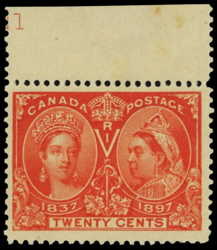 59, Mint OG NH Top Margin single Very Pretty Stamp! *