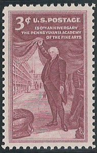 Scott: 1064 United States - Pennsylavania Academy of the Arts - MNH