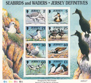 Jersey 1998 Sea Birds M/Sheet  -  NHM